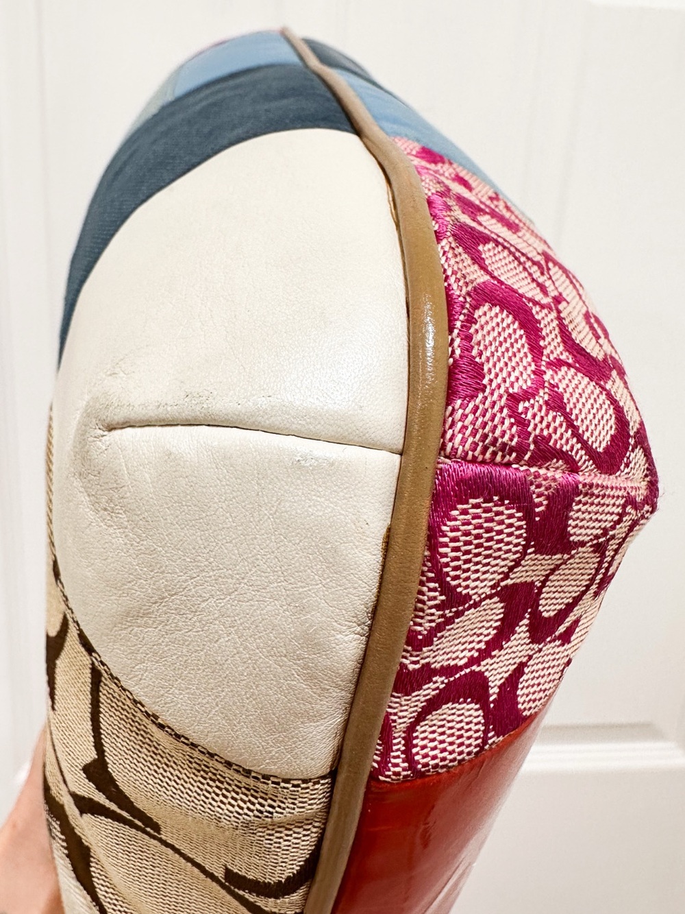 Coach Patchwork Convertible Hobo Shoulder Crossbody Bag - Picture 12 of 16